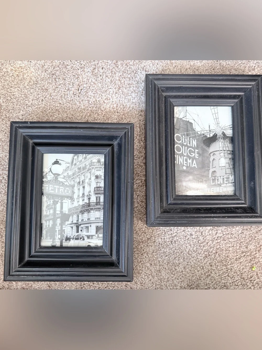 Classic Black Ceramic Picture Frame Set - Home Accents
